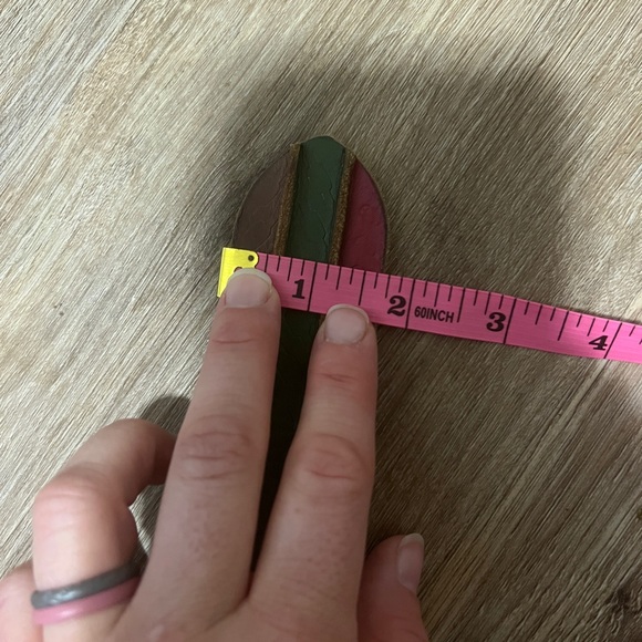 Lucky Brand Green, Red, and Brown Belt - Picture 7 of 9